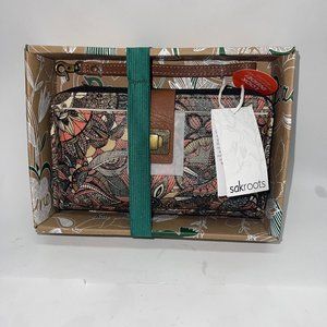 Sakroots ARTIST CIRCLE - wristlet crossbody- SIENNA SD Pattern - New In Box